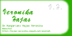 veronika hajas business card